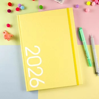 【conifer綠的事務】2026年16K玩色精裝直式週誌  洋甘菊