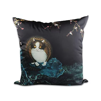 靠墊套紅梅貍奴【受託代銷】