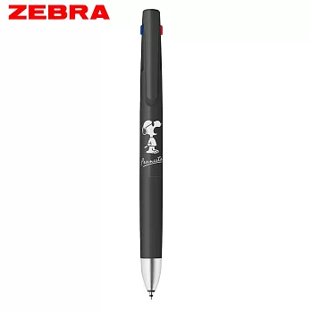 ZEBRA BLEN 限量 史努比 第二彈 防震三色原子筆0.5 黑色