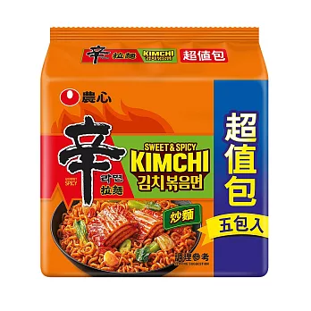 【農心】辛辣白菜炒麵(超值包)5入