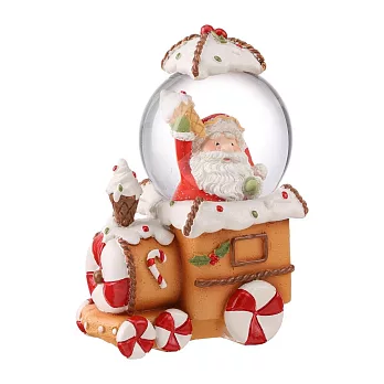 【日本Mark’s】聖誕水晶球S ‧ 薑餅火車造型/聖誕老人