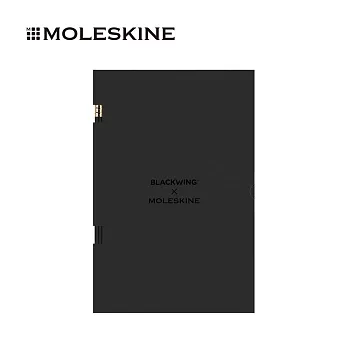 MOLESKINE X BLACKWING 體驗組1 ( 2支硬芯筆 + 2本輕便橫線筆記本)