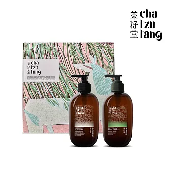 茶籽堂｜胭脂馬版畫禮盒｜飯店經典雙入組(附禮袋/桑白皮修護/荷葉清舒)