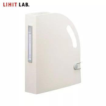 LIHIT LAB F-7592 A5 薄型風琴夾 白色