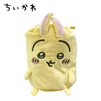 【日本正版授權】吉伊卡哇 萬用毛毯 附束口袋