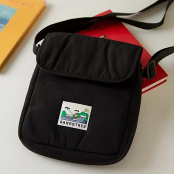 【瀏海樹】上山下海側背小包 2.0 - 黑色