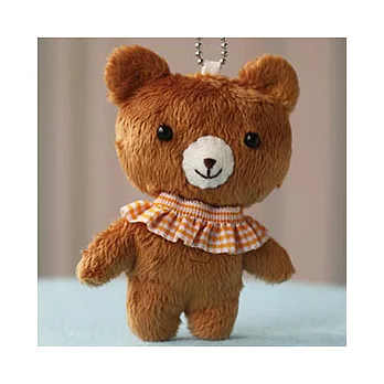 絨毛布泰迪熊材料包──QQ熊(棕色)