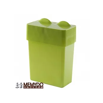 【Ecolid can】雙口回收桶-青蘋綠