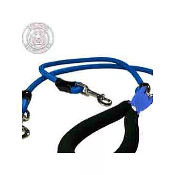 德國 AIR-DOG《20KG以下犬用》圓握一分二彈力拉繩(長)(藍色)