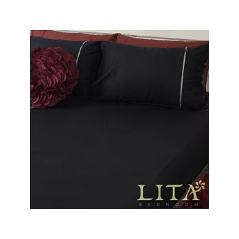 LITA麗塔【繽紛玩色-真實】雙人特大床包枕套三件組