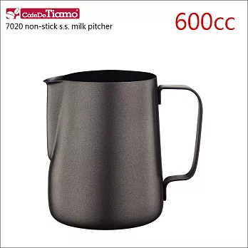 Tiamo 7020鐵氟龍塗層不鏽鋼拉花杯 600cc (HC7069)