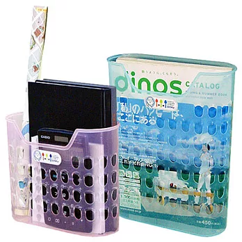 《收納達人》遠見強力磁鐵書報籃(1大2小)