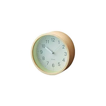 Lumino Clock-原木時計原木色