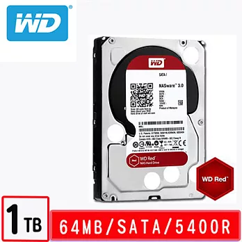 WD 威騰 Red 1TB 3.5吋 SATAIII 硬碟 (WD10EFRX)