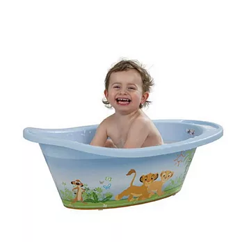 【 德國 Rotho 】嬰幼兒浴盆+ 沐浴輔助墊 - 小獅王