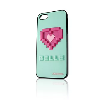 Anyshapes-像素系列大愛心款 手機保護殼-客製化(三天後出貨不含假日)iPhone4S