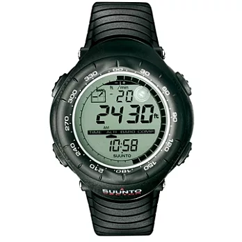 【SUUNTO】Vector HR Black 系列進階天行者運動腕錶登山錶 具高度計.指北針.氣壓計.溫度計 (黑  SUSS010600110)