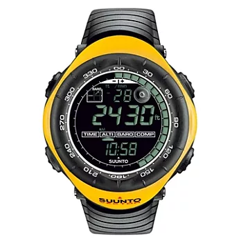 【SUUNTO】Vector Yellow 系列天行者專業戶外運動腕錶/登山錶 具高度計.指北針.氣壓計.溫度計(黃/黑 SUSS010600610)