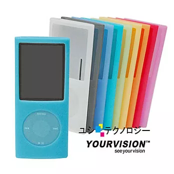 iPod nano 4代 果凍套 果漾保護套 矽膠套(2入)