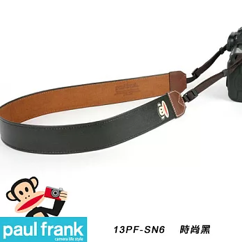 Paul Frank 大嘴猴-時尚相機背帶 DSLR 相機背帶 數位單眼相機背帶-多種造型顏色可選[PF13PF-SN6-BK/時尚黑]