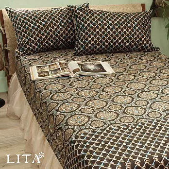 LITA麗塔【森林系列-黑森林】單人床包枕套二件組黑森林