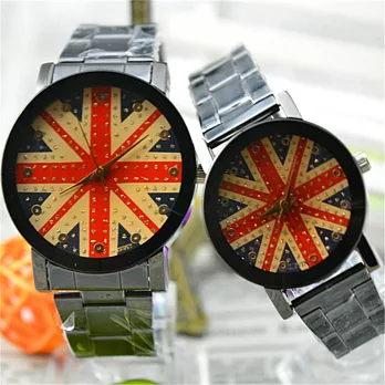 KEVIN K-2068英倫風情 英國國旗 個性造型腕錶(小型)
