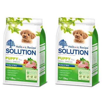 耐吉斯SOLUTION 幼犬 聰明成長配方 火雞肉＆田園蔬菜 3公斤 X 2包