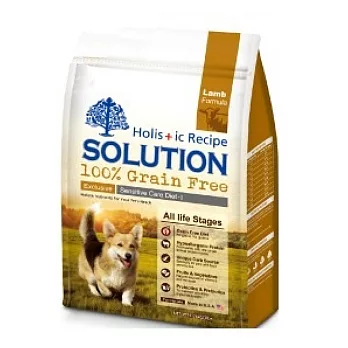 SOLUTION 耐吉斯 成幼犬無穀 澳洲羊肉 低敏柔膚 6磅 2.72kg X 1包