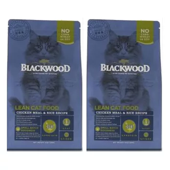 BlackWood 柏萊富 特調成貓低卡保健配方(雞肉+米)4磅 1.8公斤 X 2包