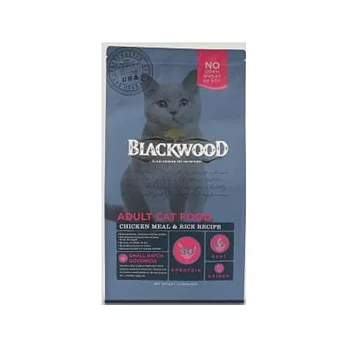 BlackWood 柏萊富 特調成貓亮毛配方(雞肉+米)4磅 1.8公斤 X 2包