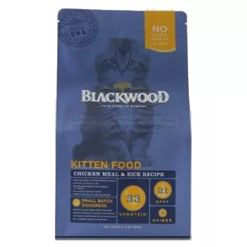 BlackWood 柏萊富 特調幼貓成長配方(雞肉+米)4磅 1.8公斤 X 1包