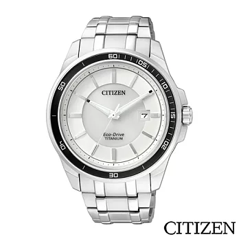 CITIZEN 星辰 Eco-Drive GENT’S 光動能超級鈦紳士腕錶 BM6921-58A