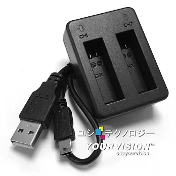 GoPro HERO4 雙電池充電器 雙電池座充
