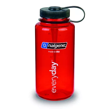 Nalgene 寬嘴水壼(1000cc)(7色可選)紅色