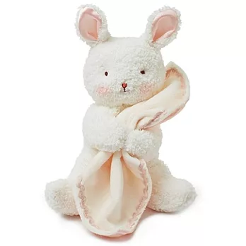 美國Bunnies By The Bay海灣兔，粉小兔玩偶手抱安撫巾，“My Blankie” Bunny-Pink