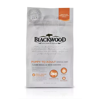 BlackWood 柏萊富 功能性全齡護膚亮毛配方(羊肉+米)30磅 13.6kg