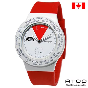 ATOP｜世界時區腕錶－24時區國旗系列(加拿大)