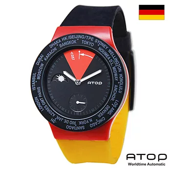 ATOP｜世界時區腕錶－24時區國旗系列(德國)