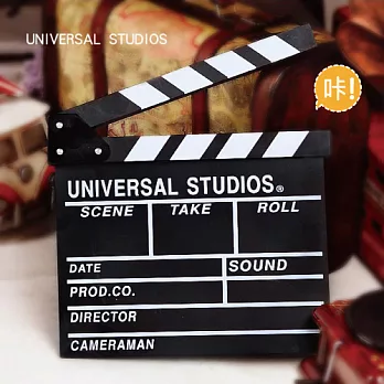 【卡麥拉】時尚木質拍婚紗微電影趣味導演板 場記板(Action)-黑色