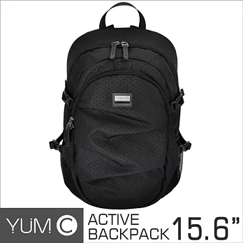 美國Y.U.M.C. Greenwich格林系列Active Backpack 15.6吋筆電後背包黑色