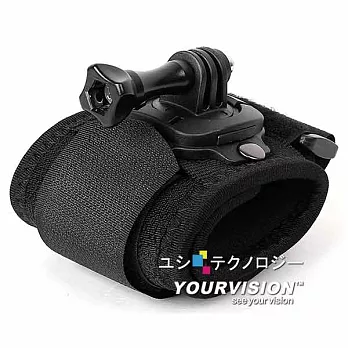 GoPro 高彈力舒壓手腕帶 臂帶 可360度旋轉 for HERO 4 3+ 3 2