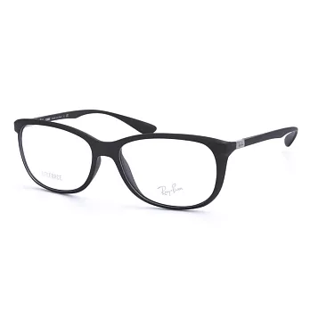 【大學眼鏡】RAY_BAN 文青黑框平光眼鏡7024-5204黑