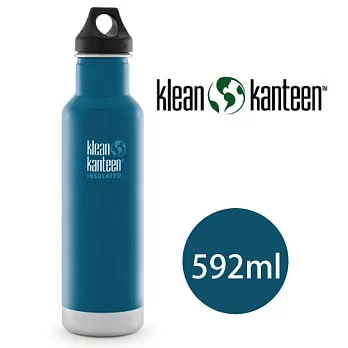 【美國Klean Kanteen】Insulated不鏽鋼保溫瓶592ml_湖泊藍