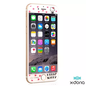 【X-doria】Hello Kitty iPhone6/6S Plus 5.5吋保護軟膜-美媛凱蒂系列高貴紅