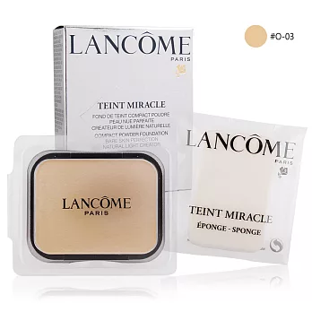 LANCOME 蘭蔻 水感奇蹟玫瑰水粉餅SPF20/PA+++(10g)O-03