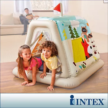 【INTEX】幼童款-室內帳篷/充氣式遊戲帳篷(48634)