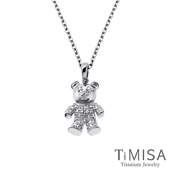 TiMISA《熊愛你》純鈦項鍊(E)