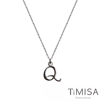 TiMISA《小字母》(雙色任選)純鈦項鍊(C)原色