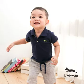 純棉網眼Polo衫☆Limitmax☆深暮藍舒適經典款（男童）6Y (130CM)深暮藍