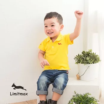 純棉網眼Polo衫☆Limitmax☆耀眼黃舒適經典款（男童） 3Y (100CM)耀眼黃